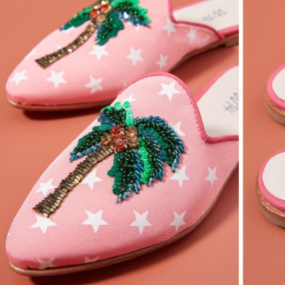 Pink palm tree slides NWT - Picture 3 of 6